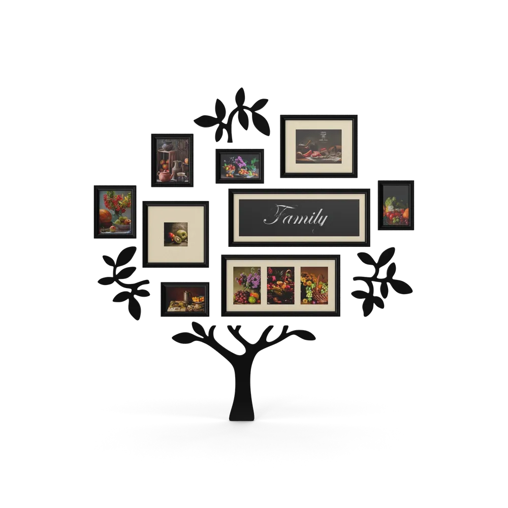 Cadre photo multivues « Arbre de famille »