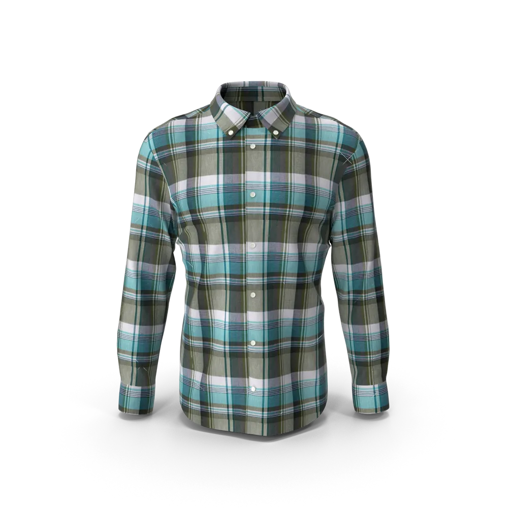 Chemise à carreaux homme – 100 % coton