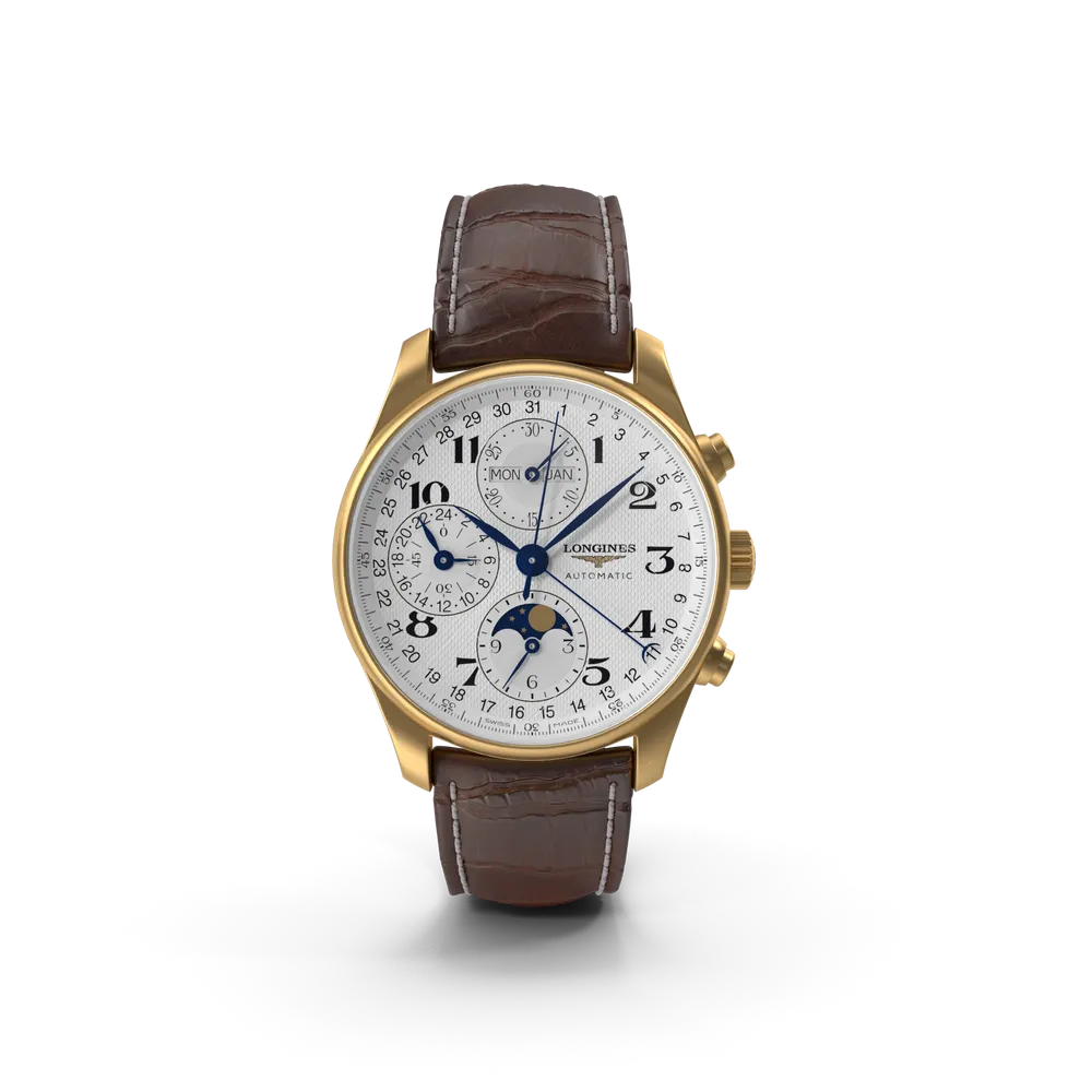 Montre bracelet cuir marron